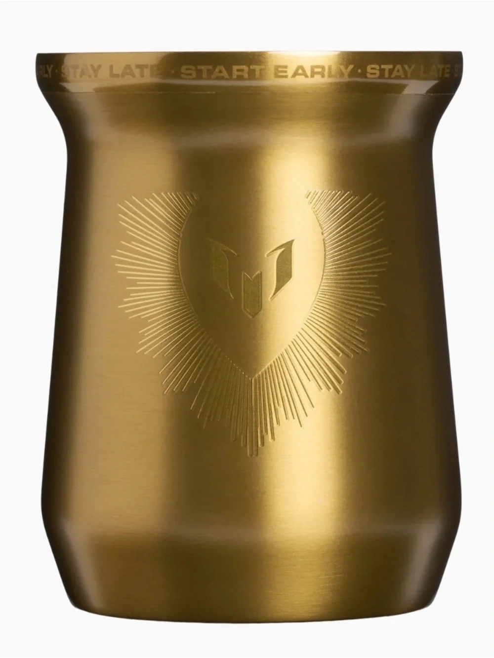 The Messi x Stanley classic Mate Mug 8oz Legacy Gold - Picture 2 of 4